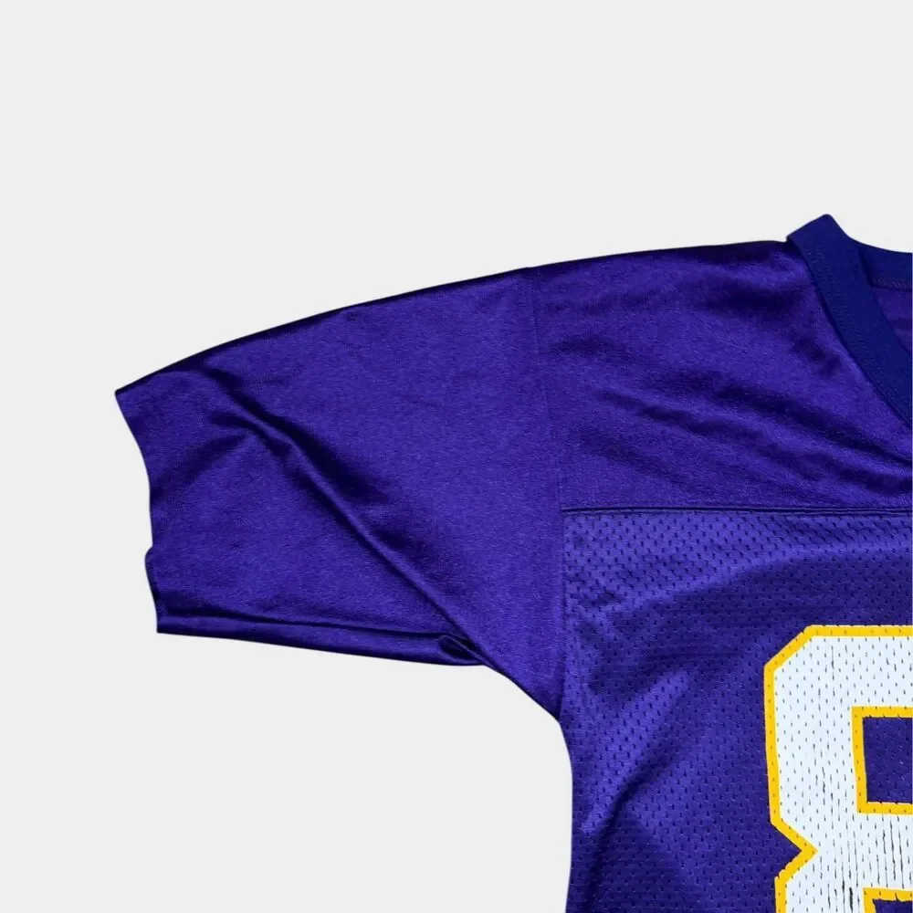 Vintage Randy Moss Minnesota Vikings Jersey Logo Athletic Purple Youth Medium 10